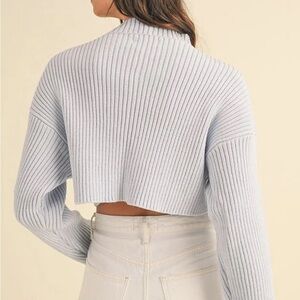 Zara Cropped Knit Sweater